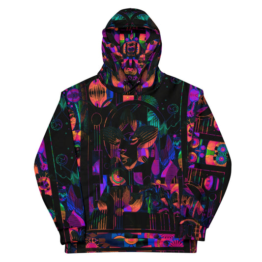 HUNIHOODS — Midnight Muse — black hoodie